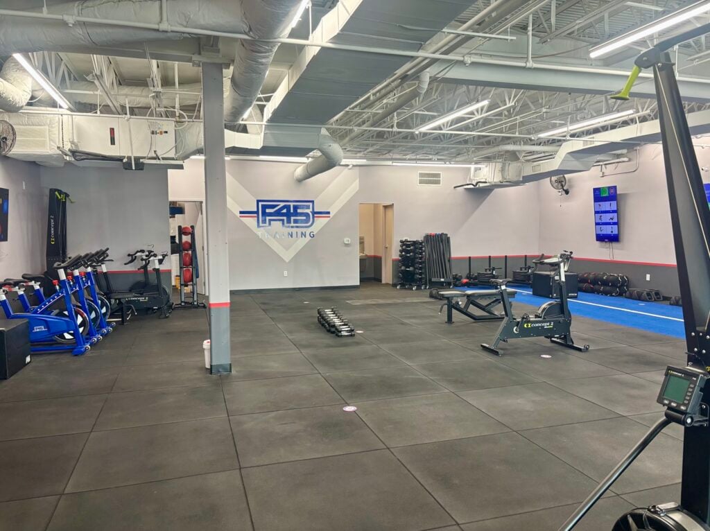 Commercial gym painting in nashville